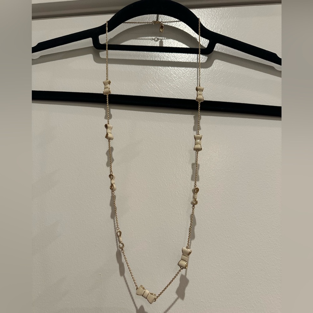 Kate Spade Gold and Cream Necklace